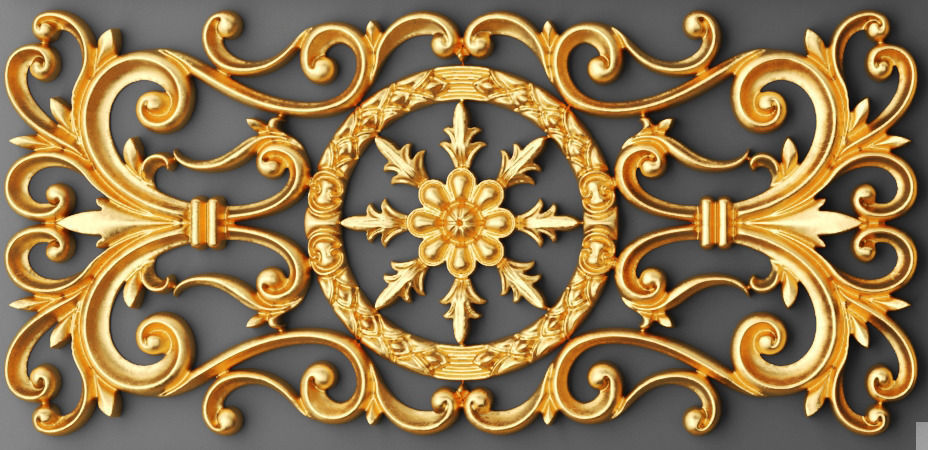 Fretwork SET 3D 12 3D model_1