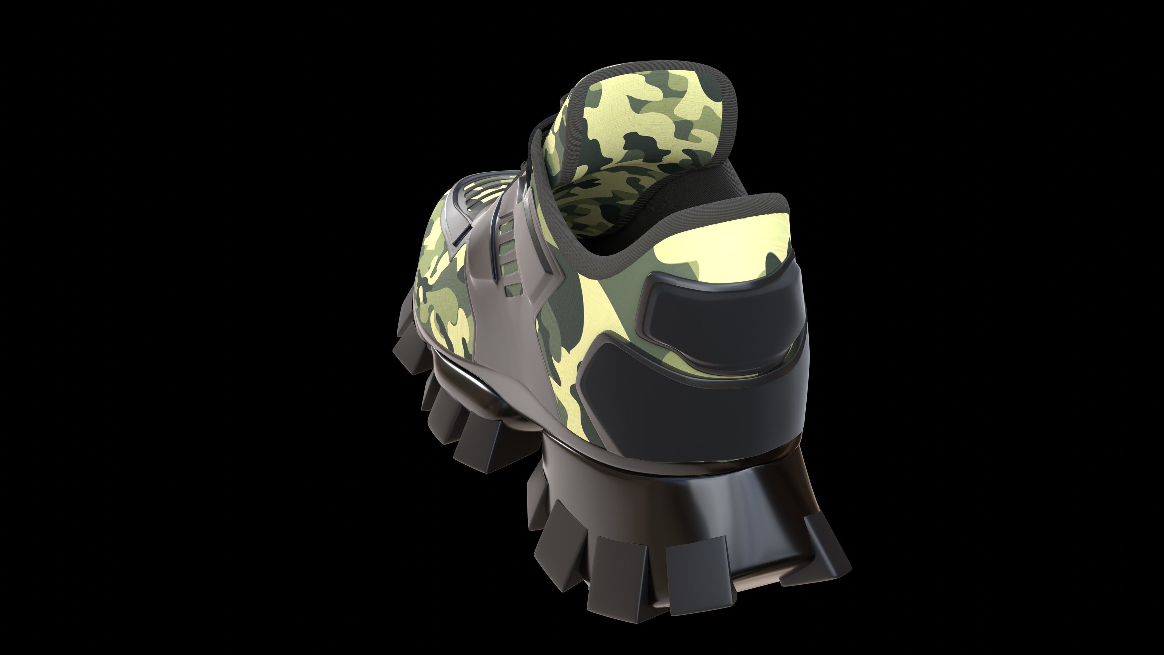 Prada Cloudburst Thunder sneakers 3D model_5