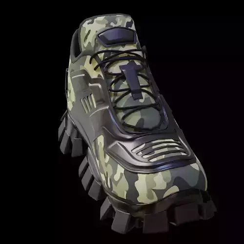 Prada Cloudburst Thunder sneakers 3D model