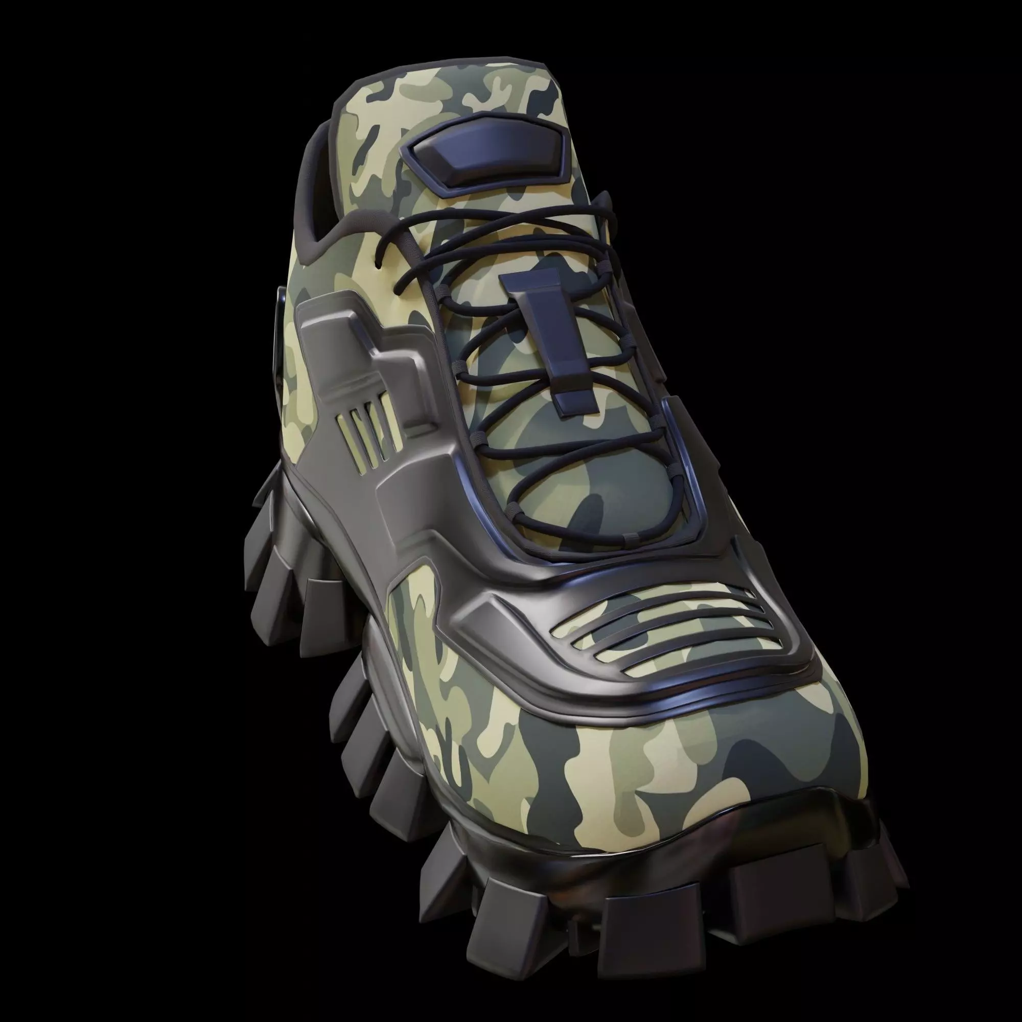 Prada Cloudburst Thunder sneakers 3D model_0