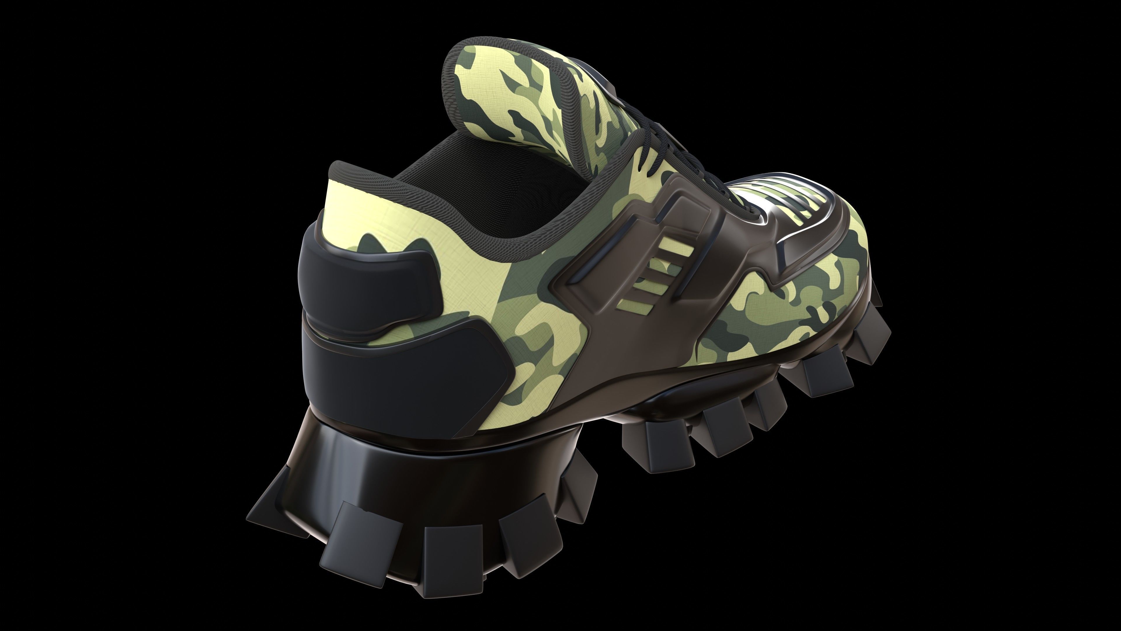 Prada Cloudburst Thunder sneakers 3D model_7