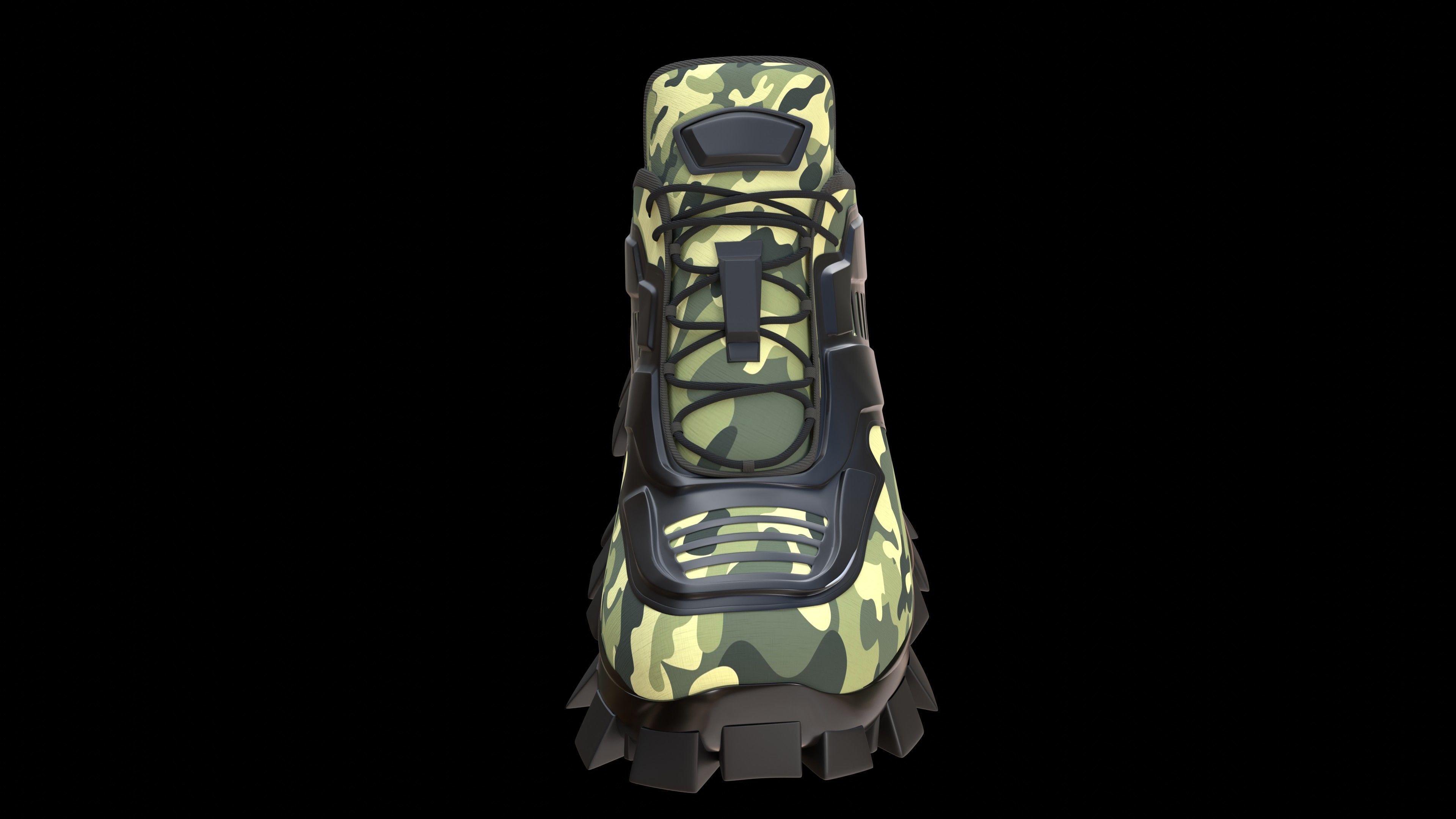 Prada Cloudburst Thunder sneakers 3D model_4