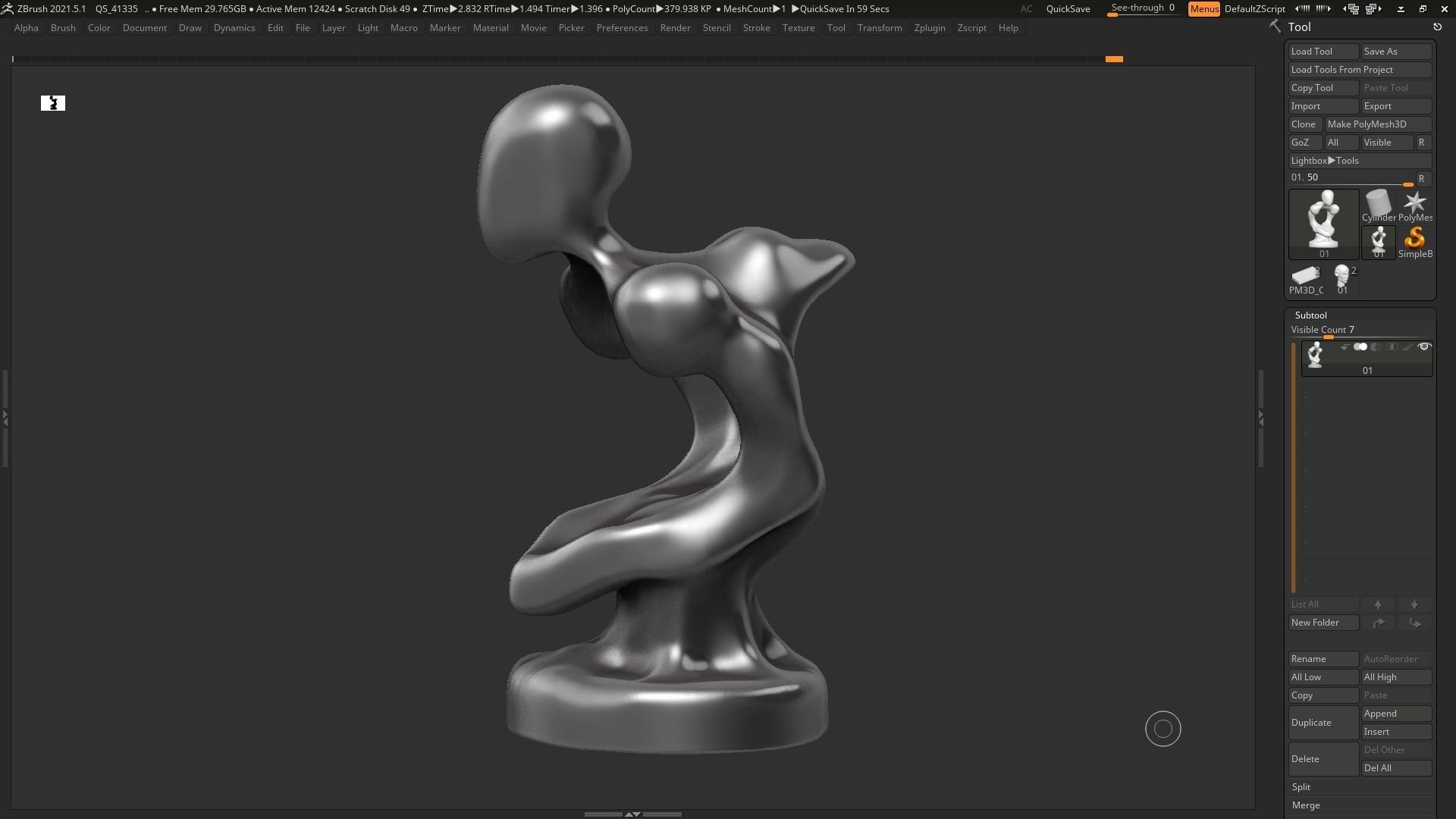 human head modern sculpture 3d print model 94 3D print model_8