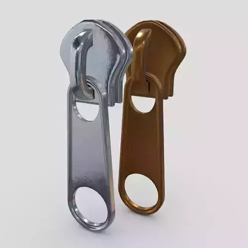 Zipper Slider Low-poly 3D model
