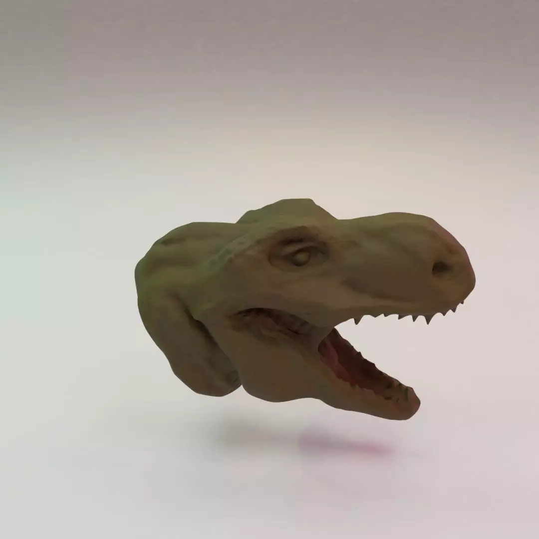 T-Rex Dinosaur Toothpaste Cap 3D print model_0