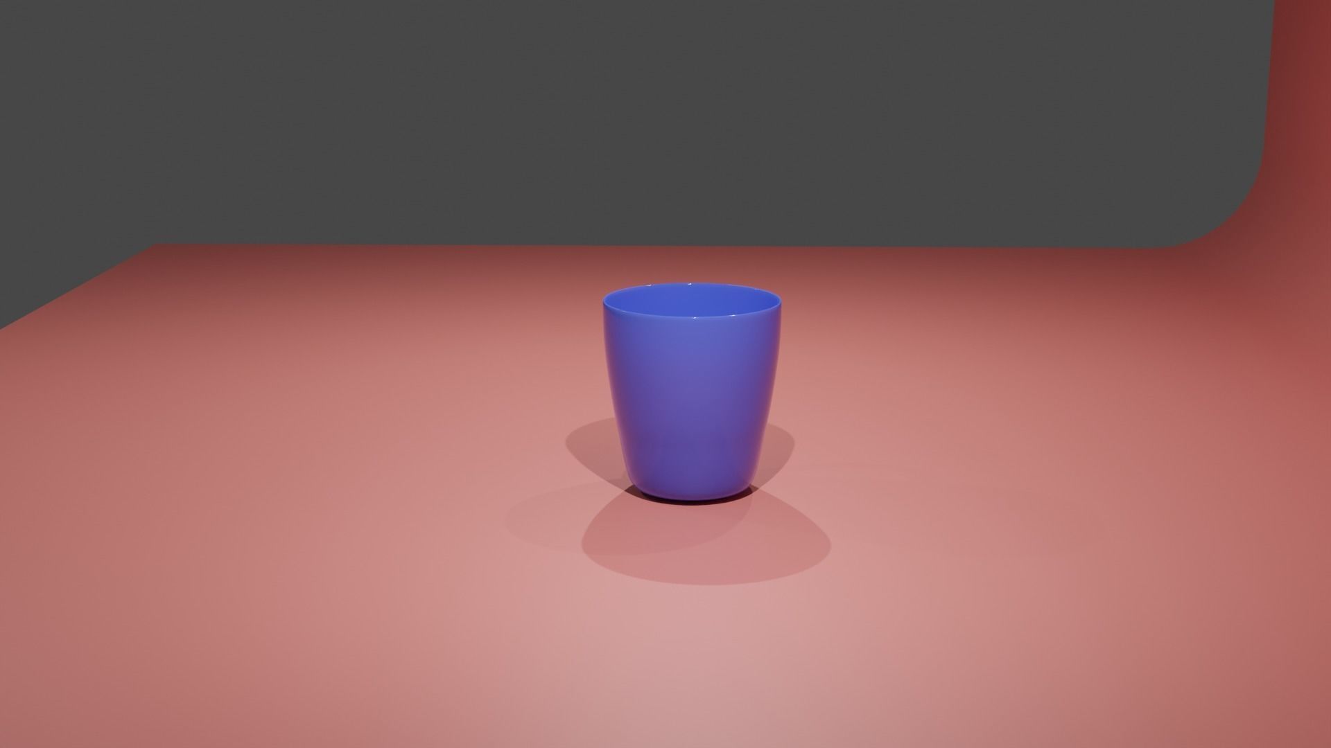 Office Cup Low-poly 3D model_2