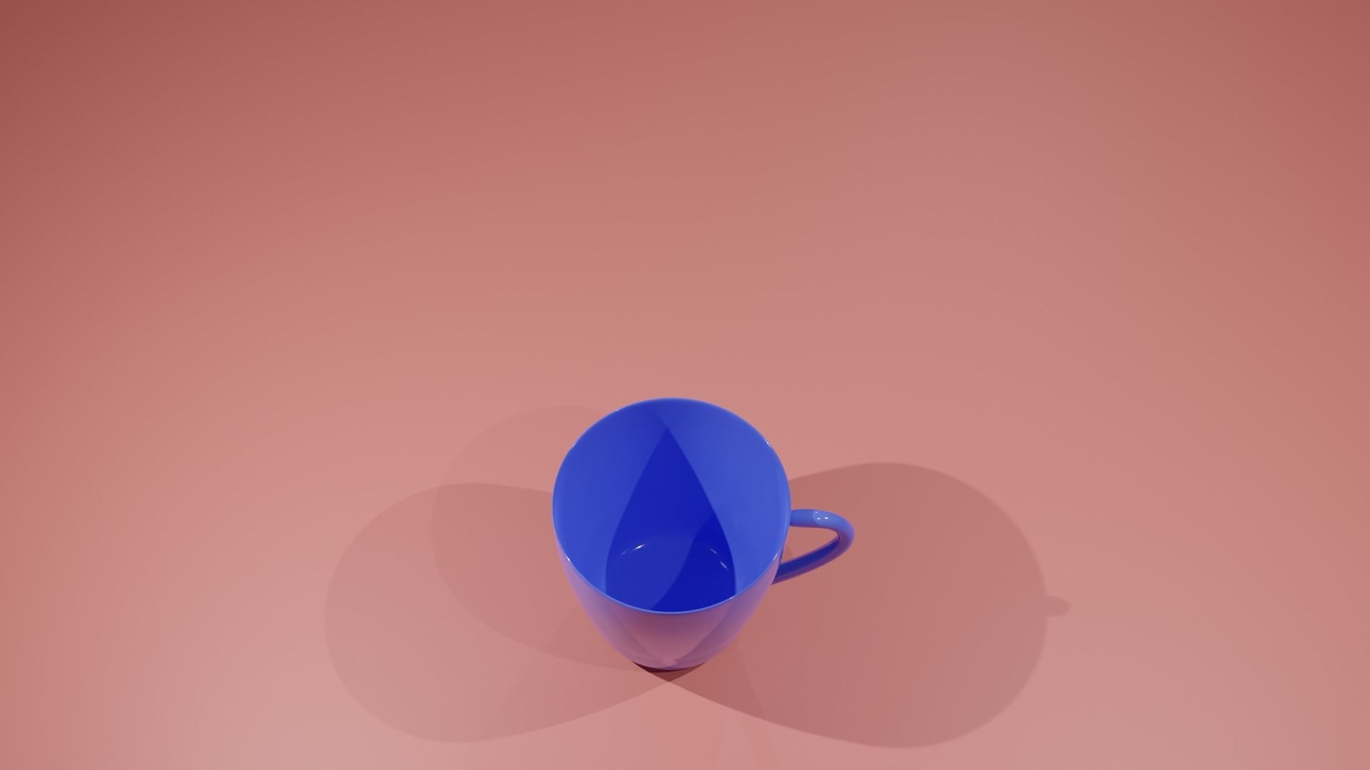 Office Cup Low-poly 3D model_4
