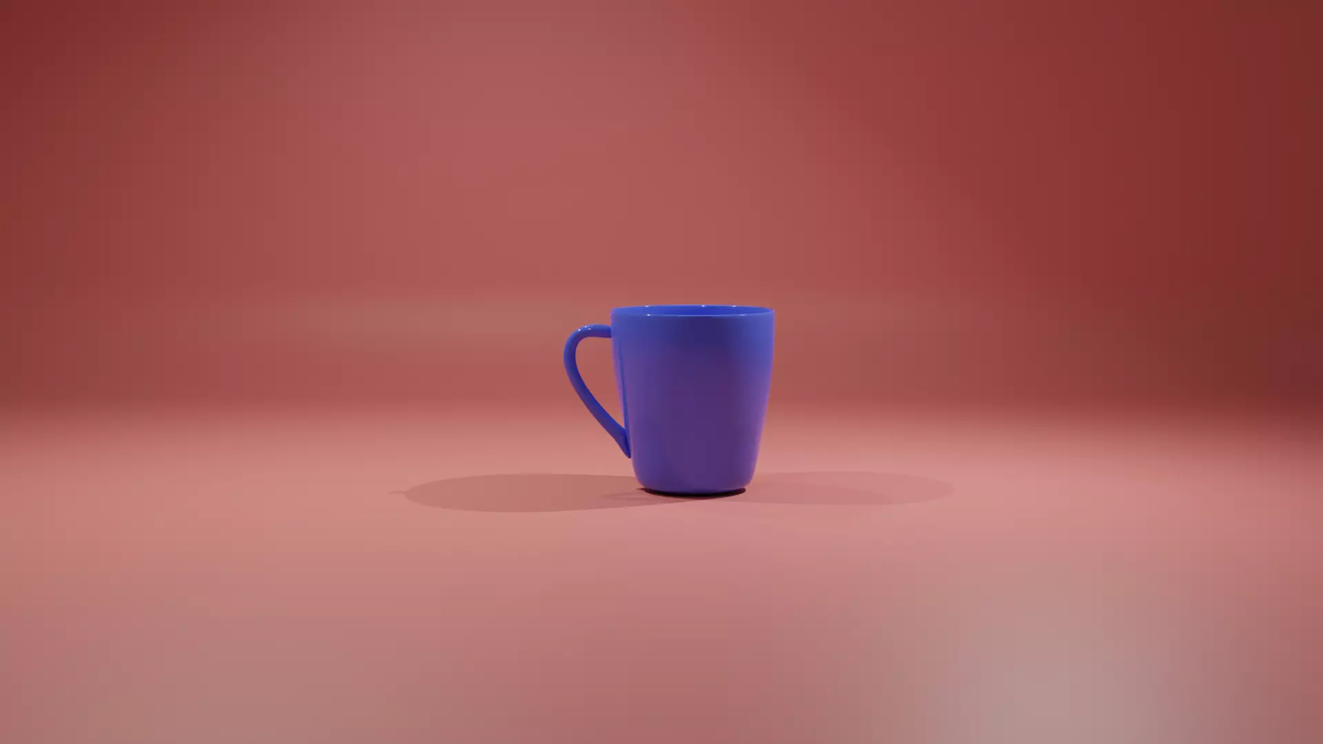 Office Cup Low-poly 3D model_0