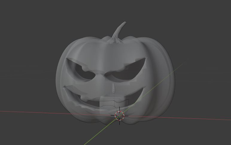 Jack-o-lantern halloween pumpkin 3D model_9