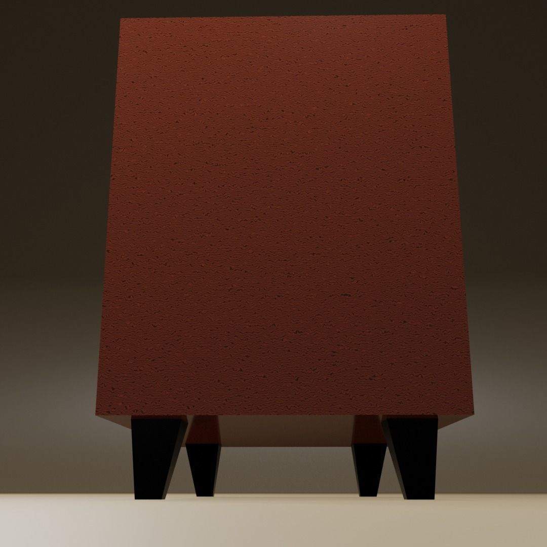 Soviet chest of drawers 3D model_10