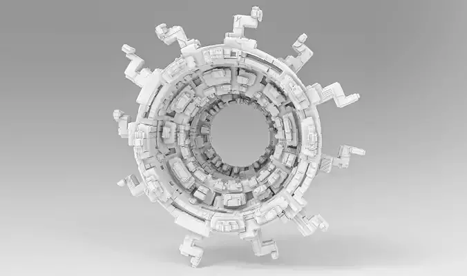 space equipment node 00002 3D model