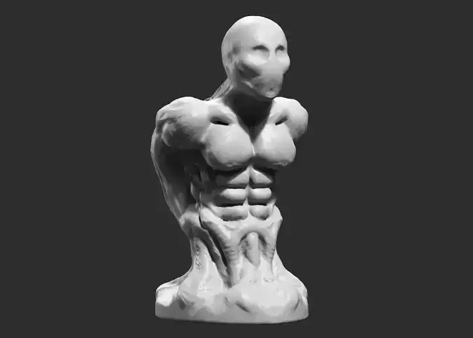 human anatomy modern sculpture 3d print model 95 3D print model