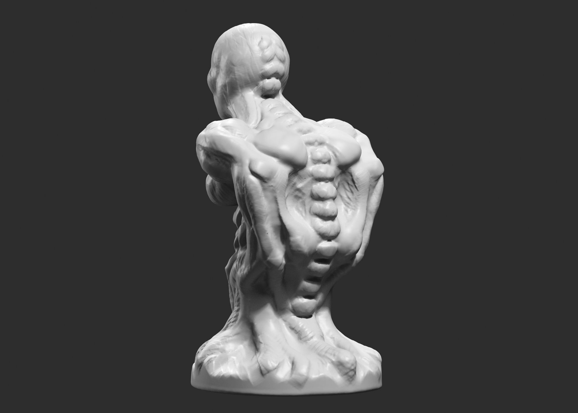 human anatomy modern sculpture 3d print model 95 3D print model_2