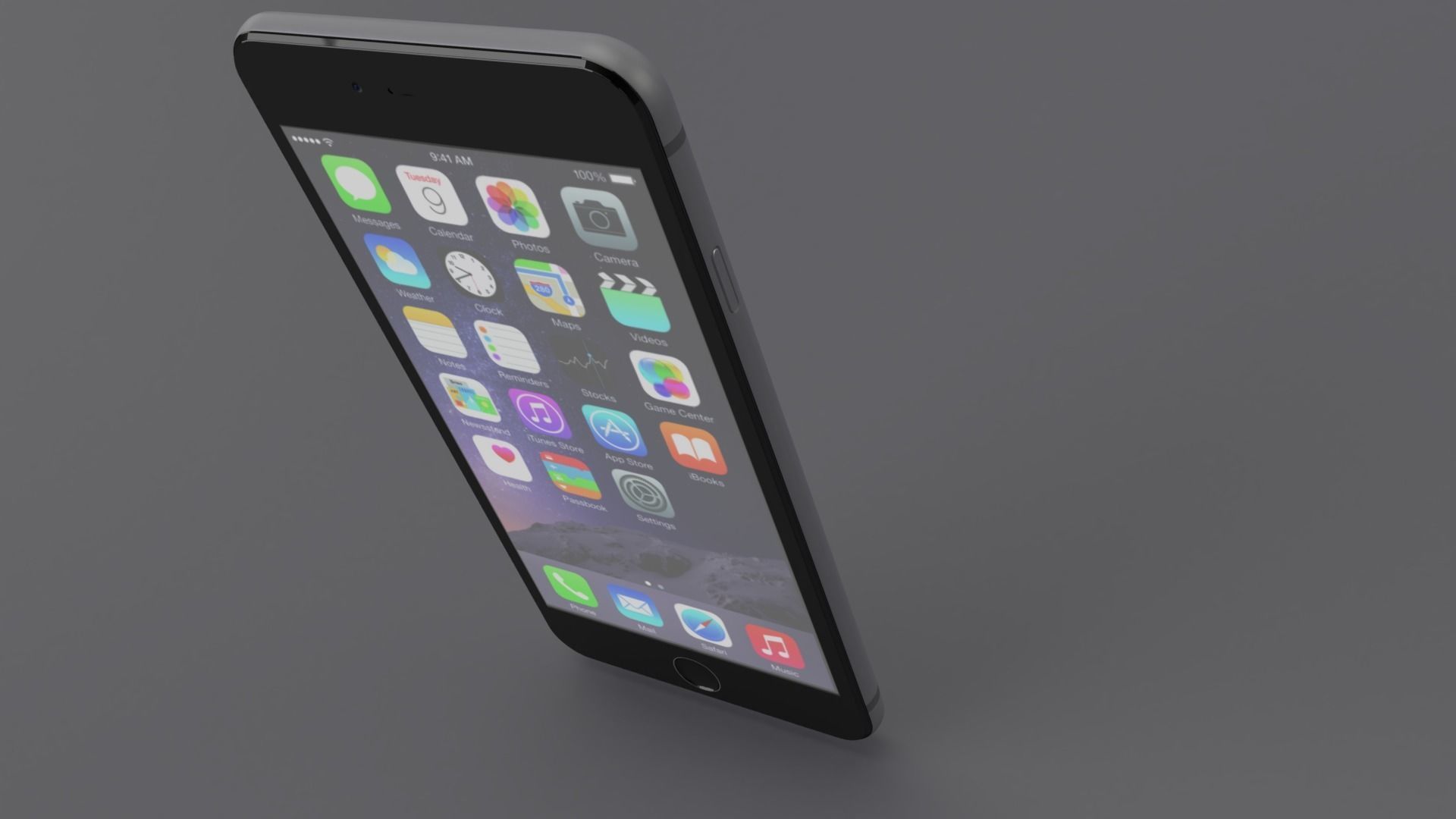 iPhone Low-poly 3D model_1
