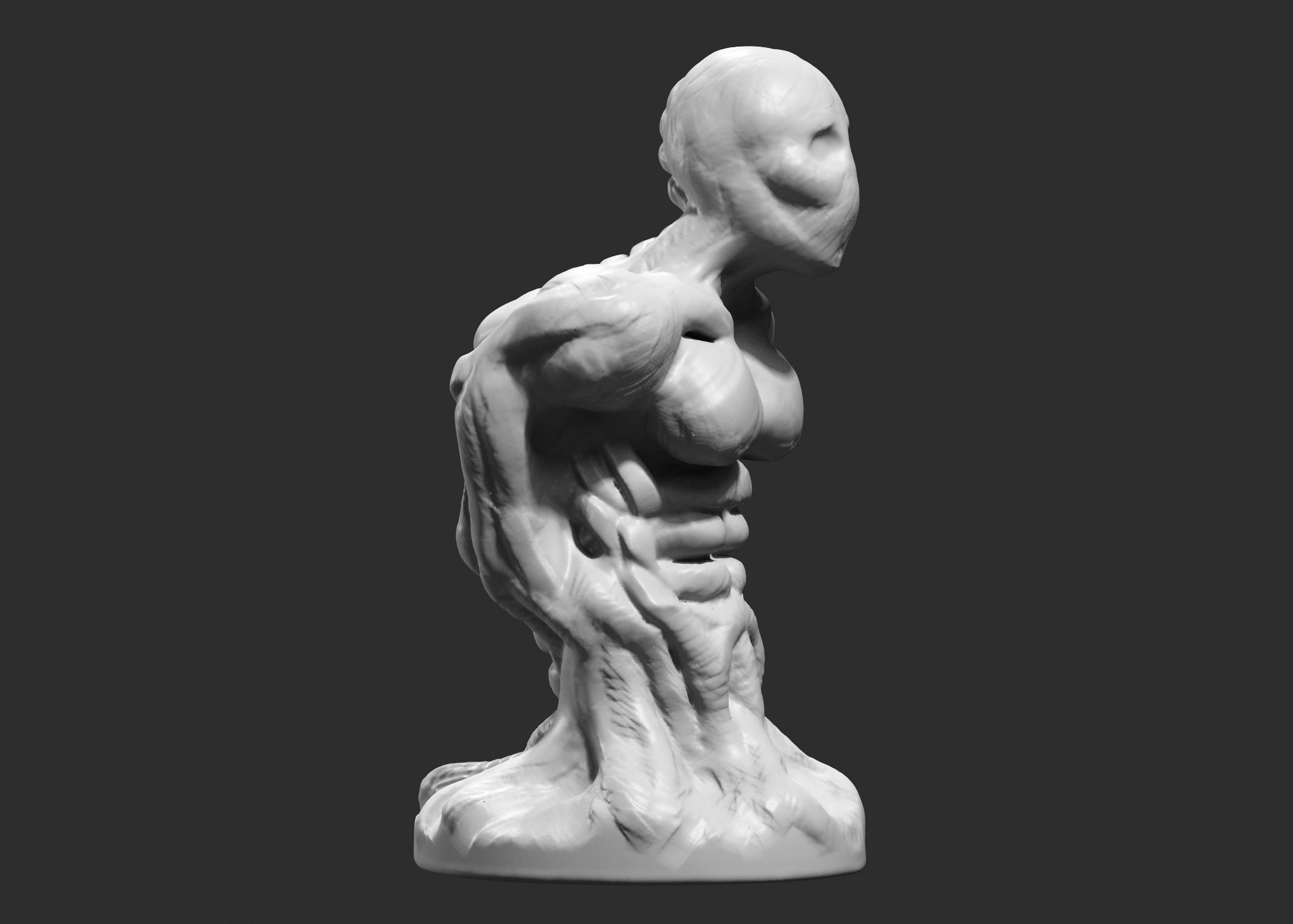 human anatomy modern sculpture 3d print model 95 3D print model_1