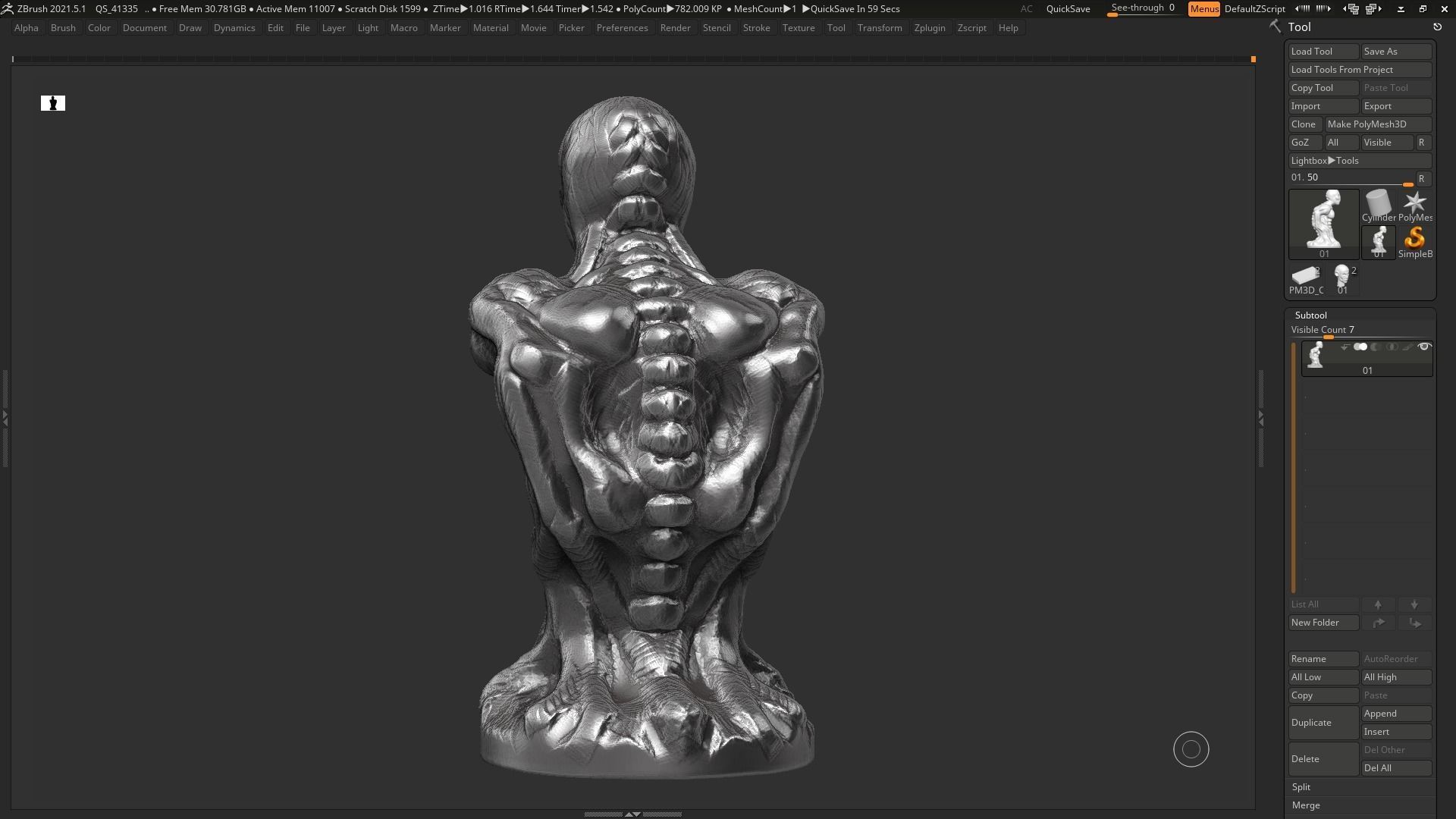 human anatomy modern sculpture 3d print model 95 3D print model_10