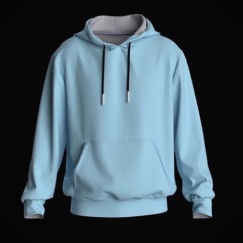 JERSEY HOODIE Low-poly 3D model