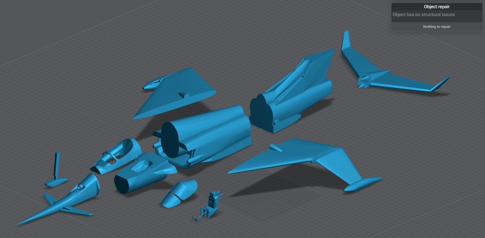 Angel Interceptor scale model 3D print model_5