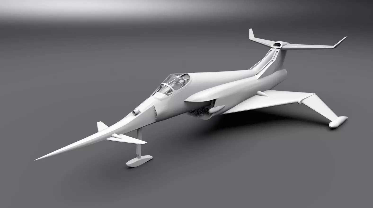 Angel Interceptor scale model 3D print model_0