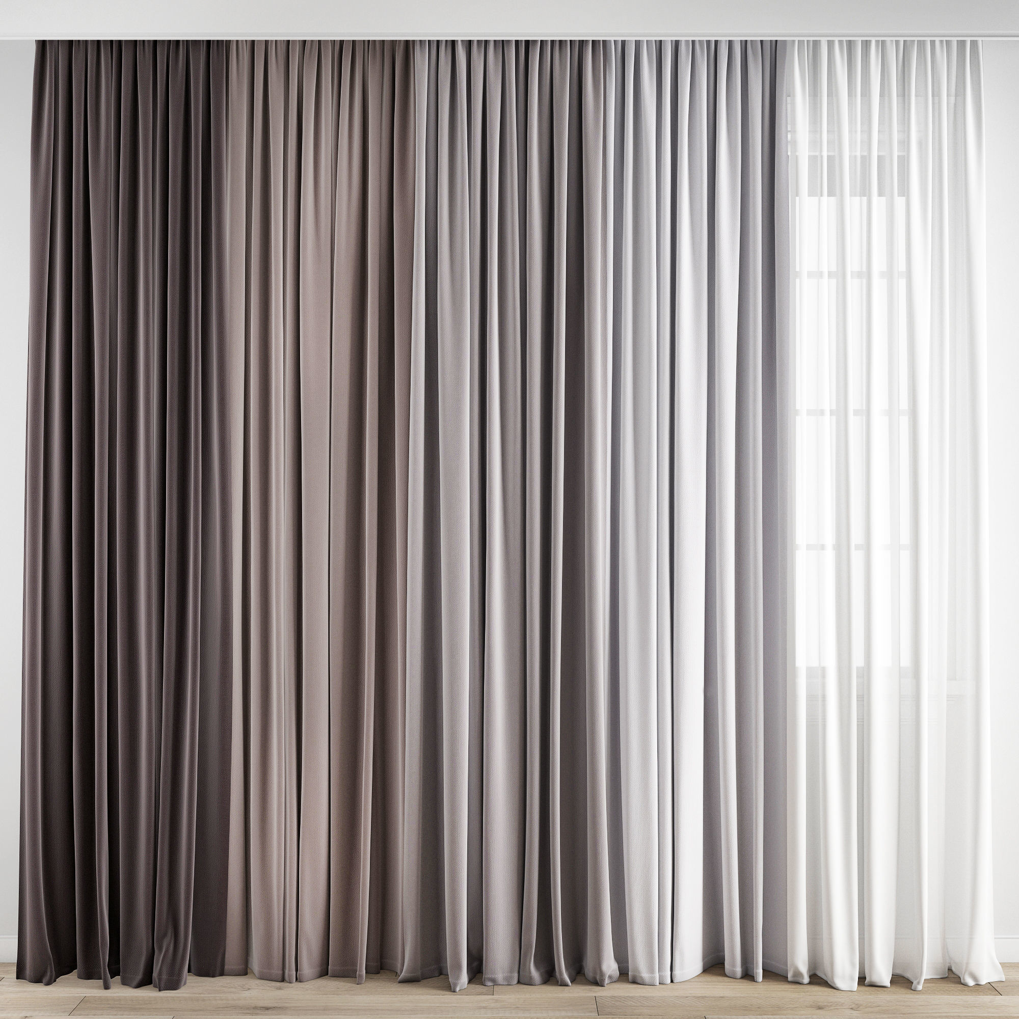Curtain 174 3D model_4