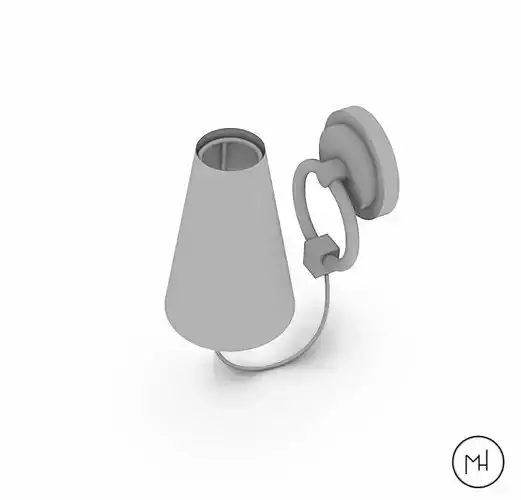 Modern led - Wall lamp 3D Model Low-poly 3D model