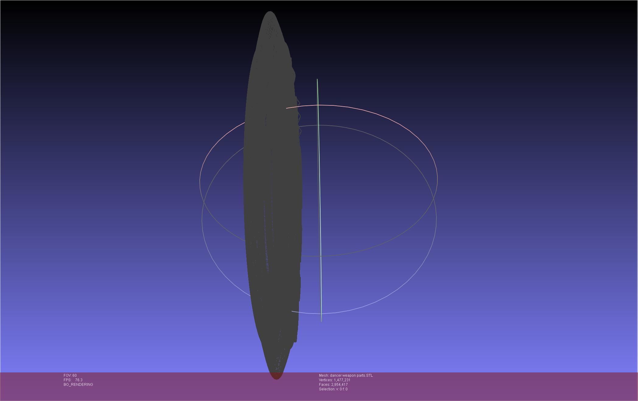 Final Fantasy XIV Dancer Disk Weapon Printable Assembly 3D print model_96