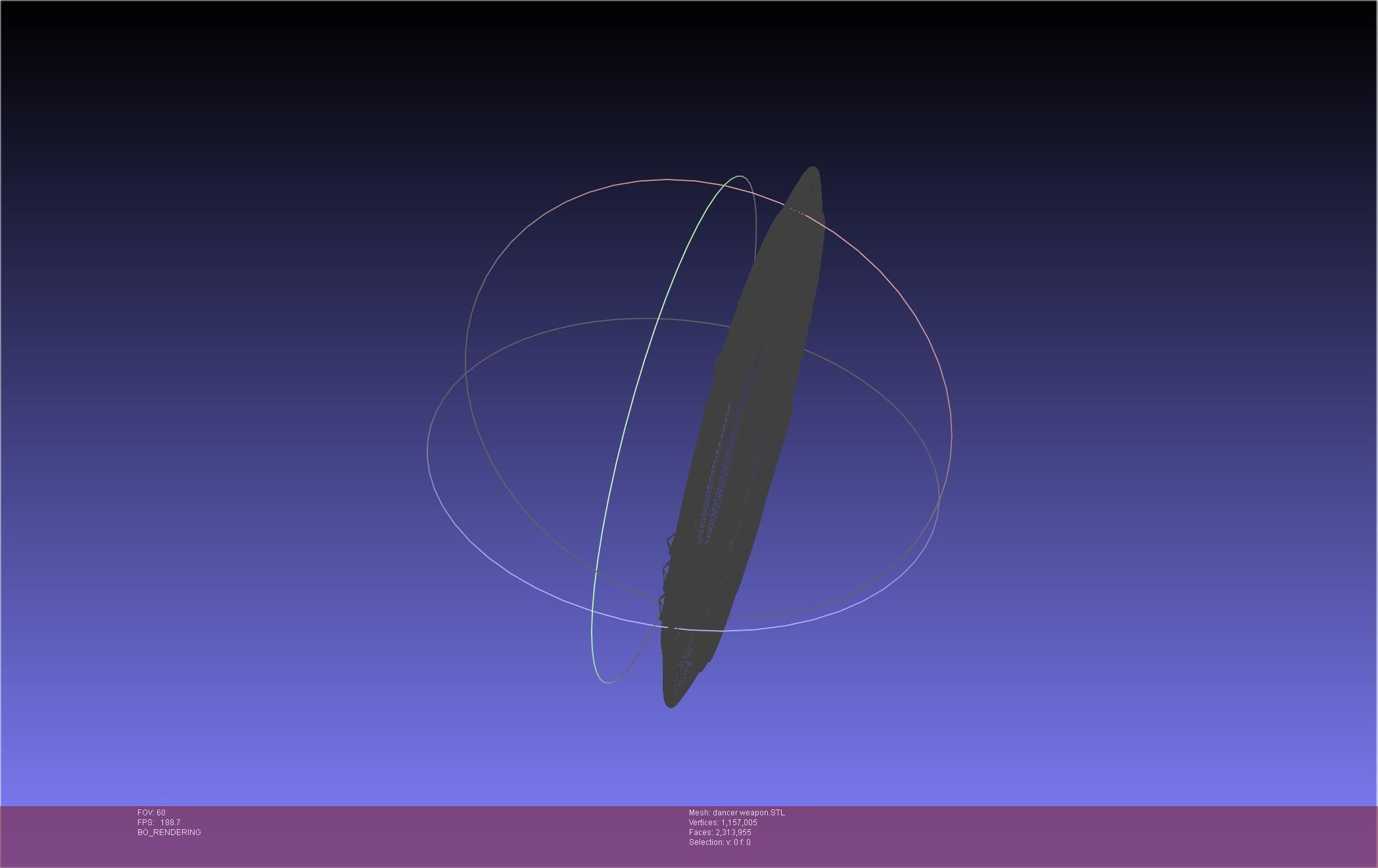 Final Fantasy XIV Dancer Disk Weapon Printable Assembly 3D print model_66