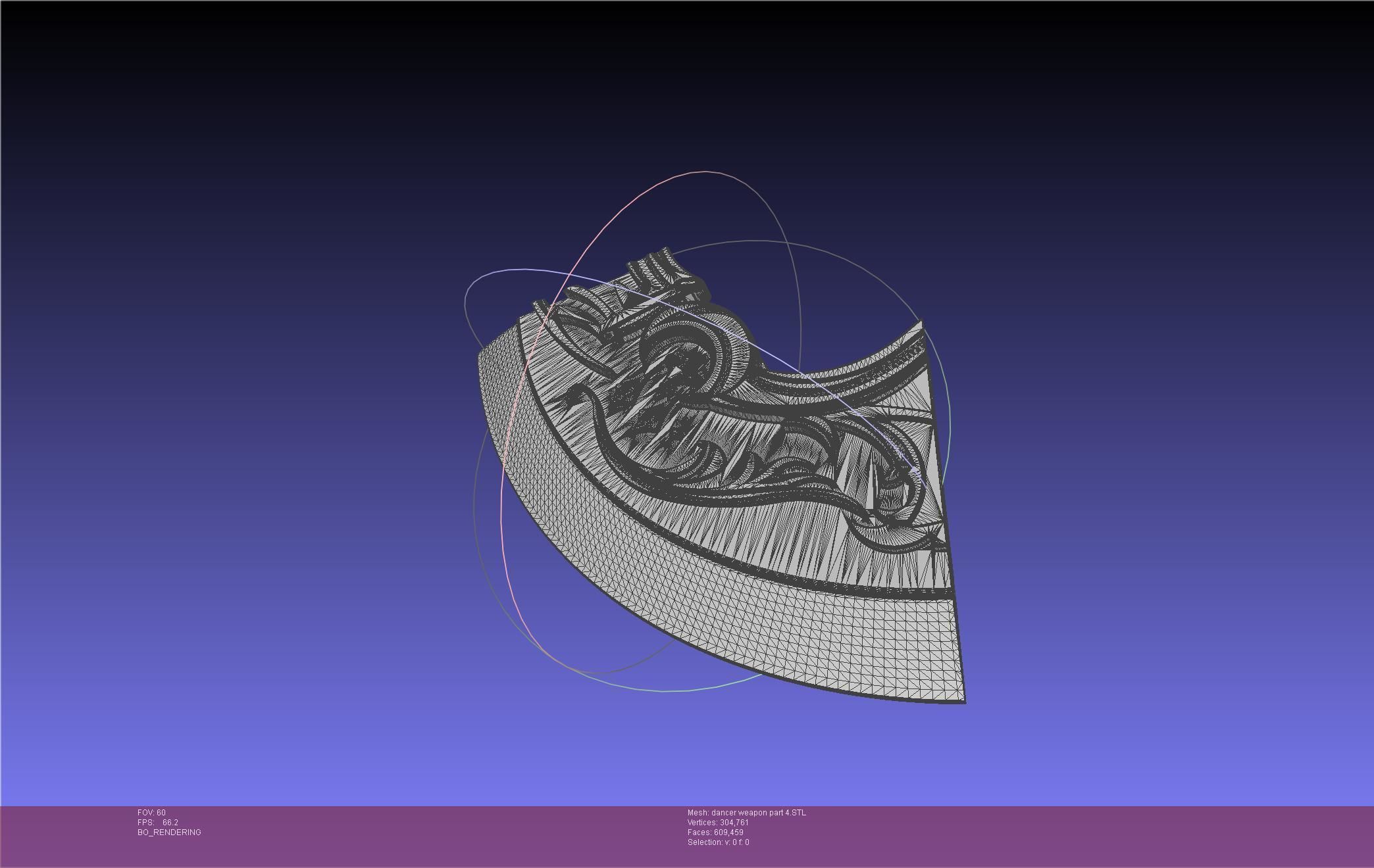 Final Fantasy XIV Dancer Disk Weapon Printable Assembly 3D print model_133