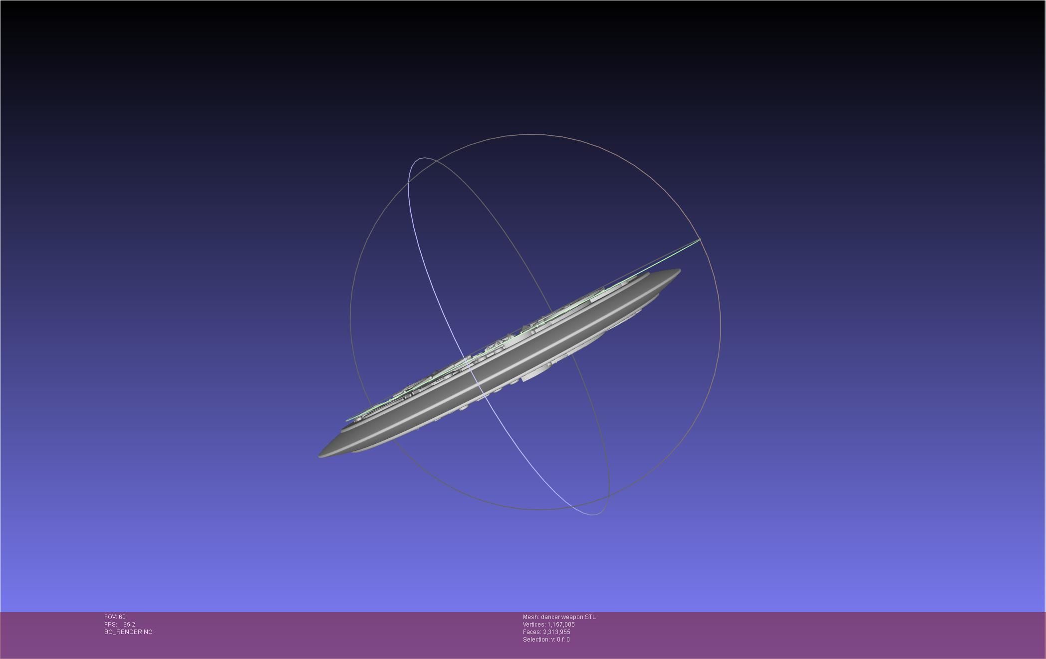 Final Fantasy XIV Dancer Disk Weapon Printable Assembly 3D print model_43