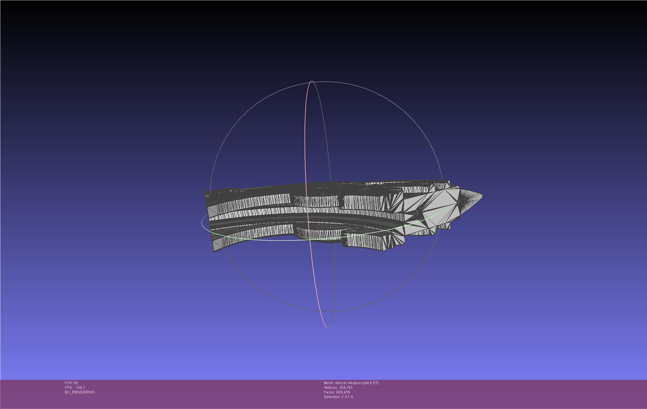 Final Fantasy XIV Dancer Disk Weapon Printable Assembly 3D print model_135