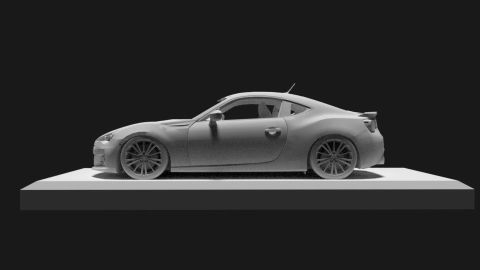 Toyota GT86 3d Model 3D model_4