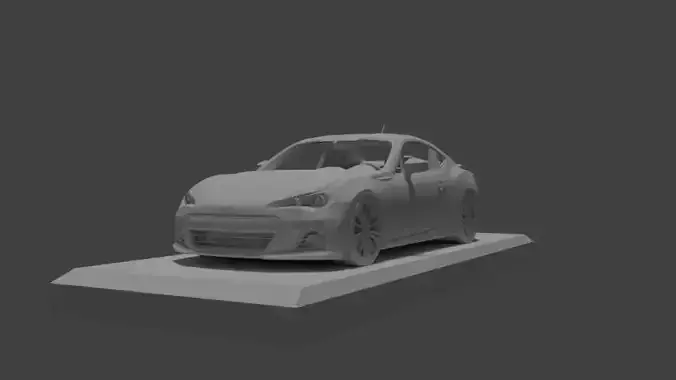Toyota GT86 3d Model 3D model