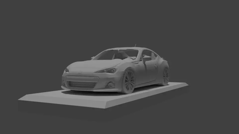 Toyota GT86 3d Model 3D model_0