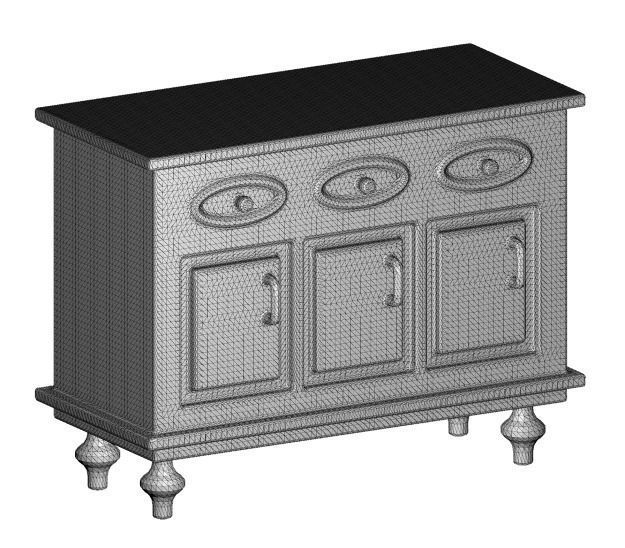 Classic Cupboard 3D print model_2