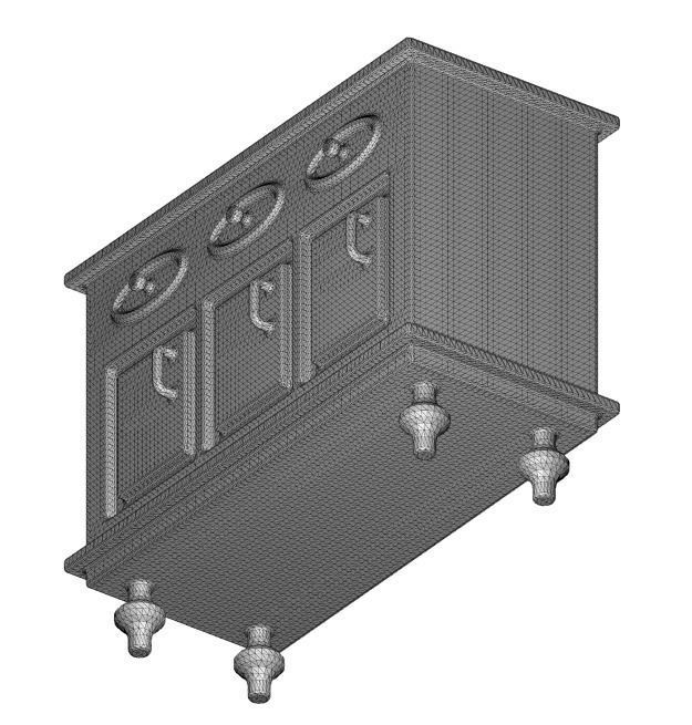 Classic Cupboard 3D print model_4