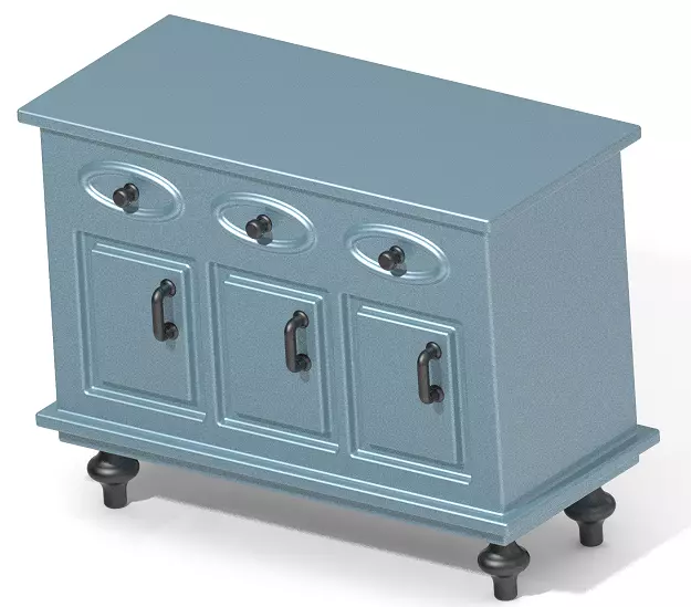 Classic Cupboard 3D print model_0