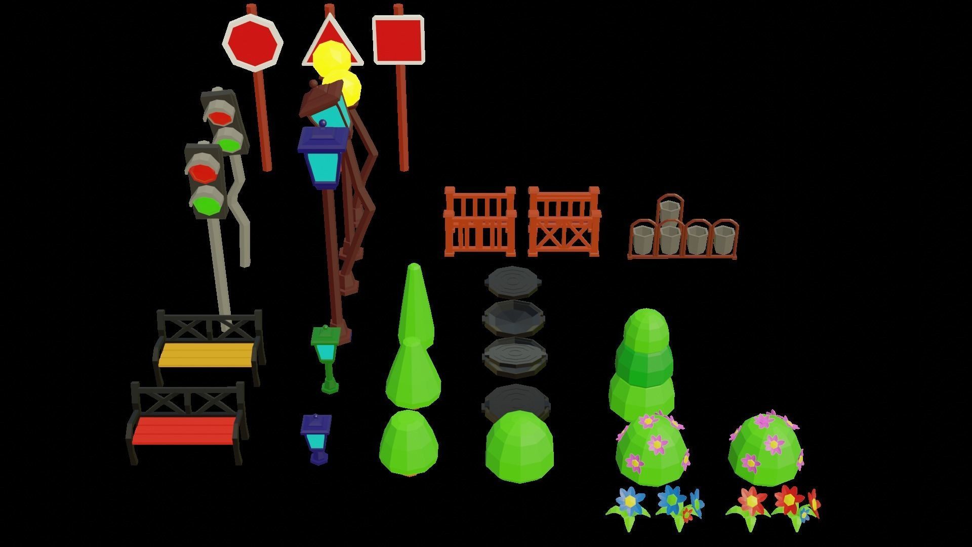 Low poly assets masterpack 1 Low-poly 3D model_3