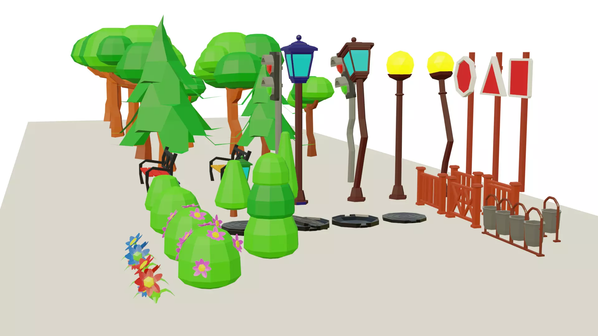 Low poly assets masterpack 1 Low-poly 3D model_0