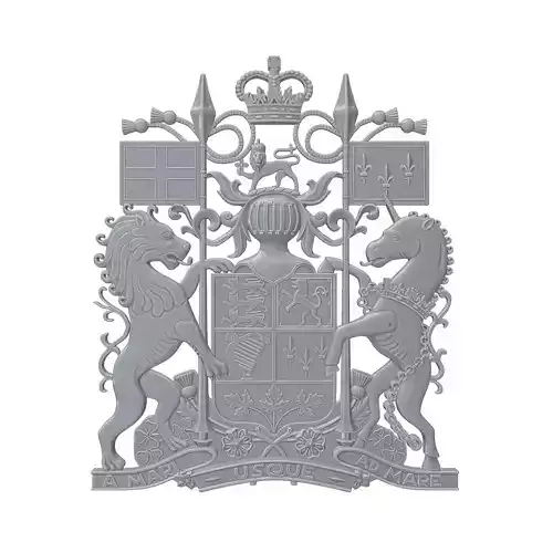 Arms of Canada 3D print model