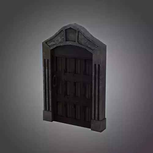 Medieval Door Roman Style Door 3D Model