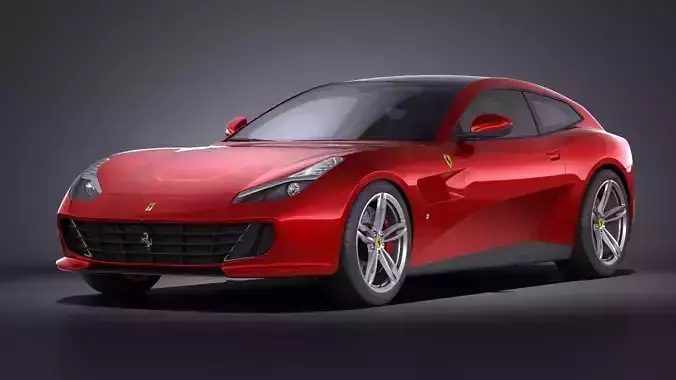 Ferrari GTC4 Lusso 2017 VRAY