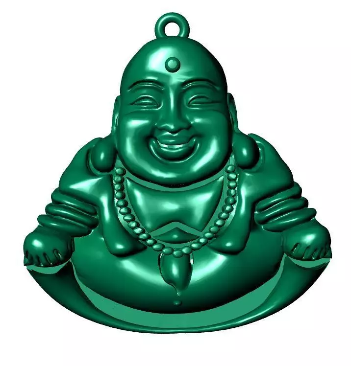 pendant buddha figurine 3D print model_0