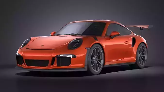 Porsche 911 GT3RS 2016 VRAY 3D model