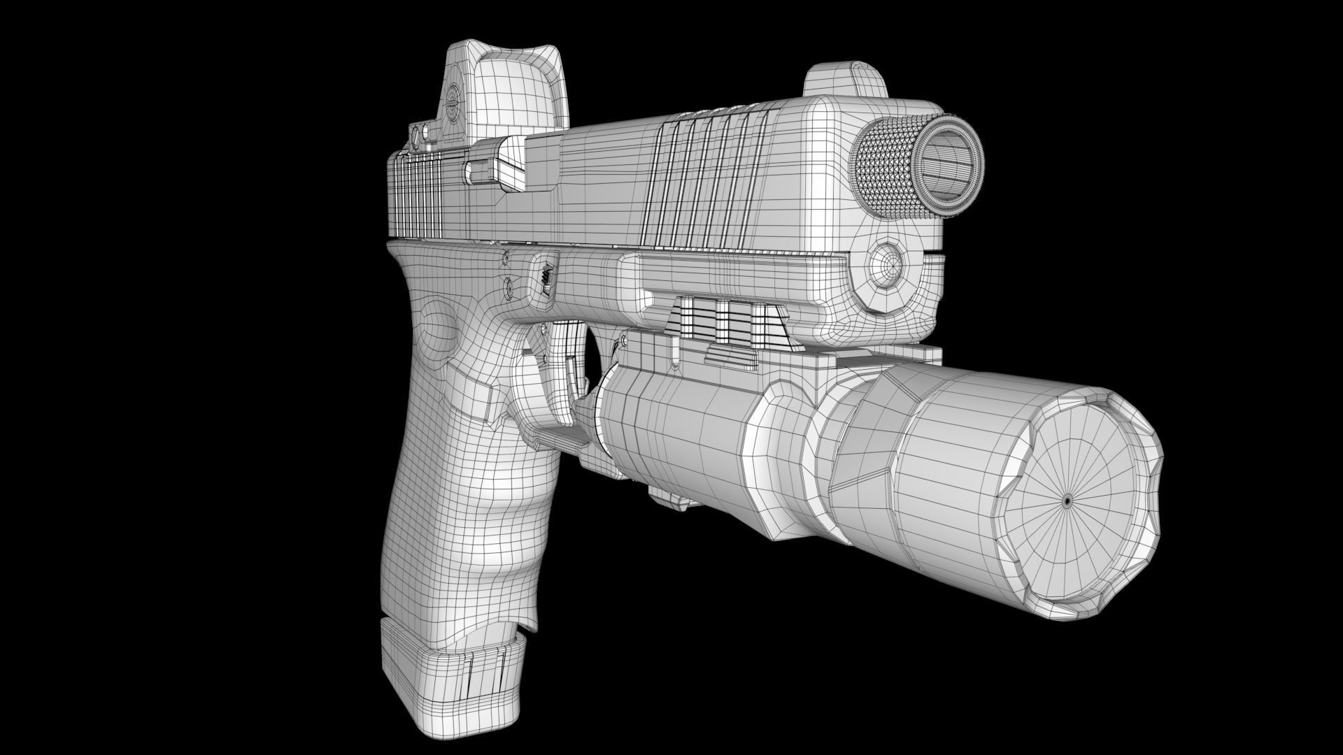 Glock 17 3D model_20