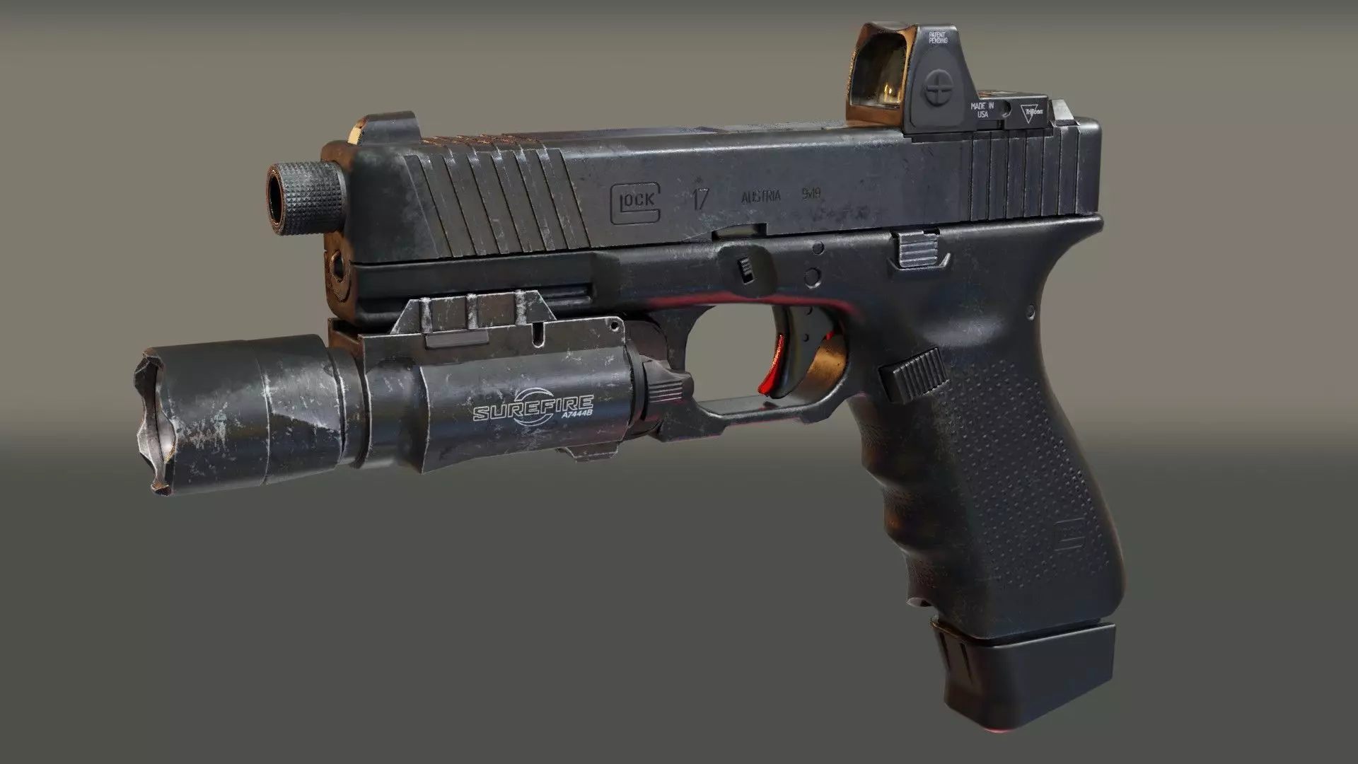 Glock 17 3D model_0
