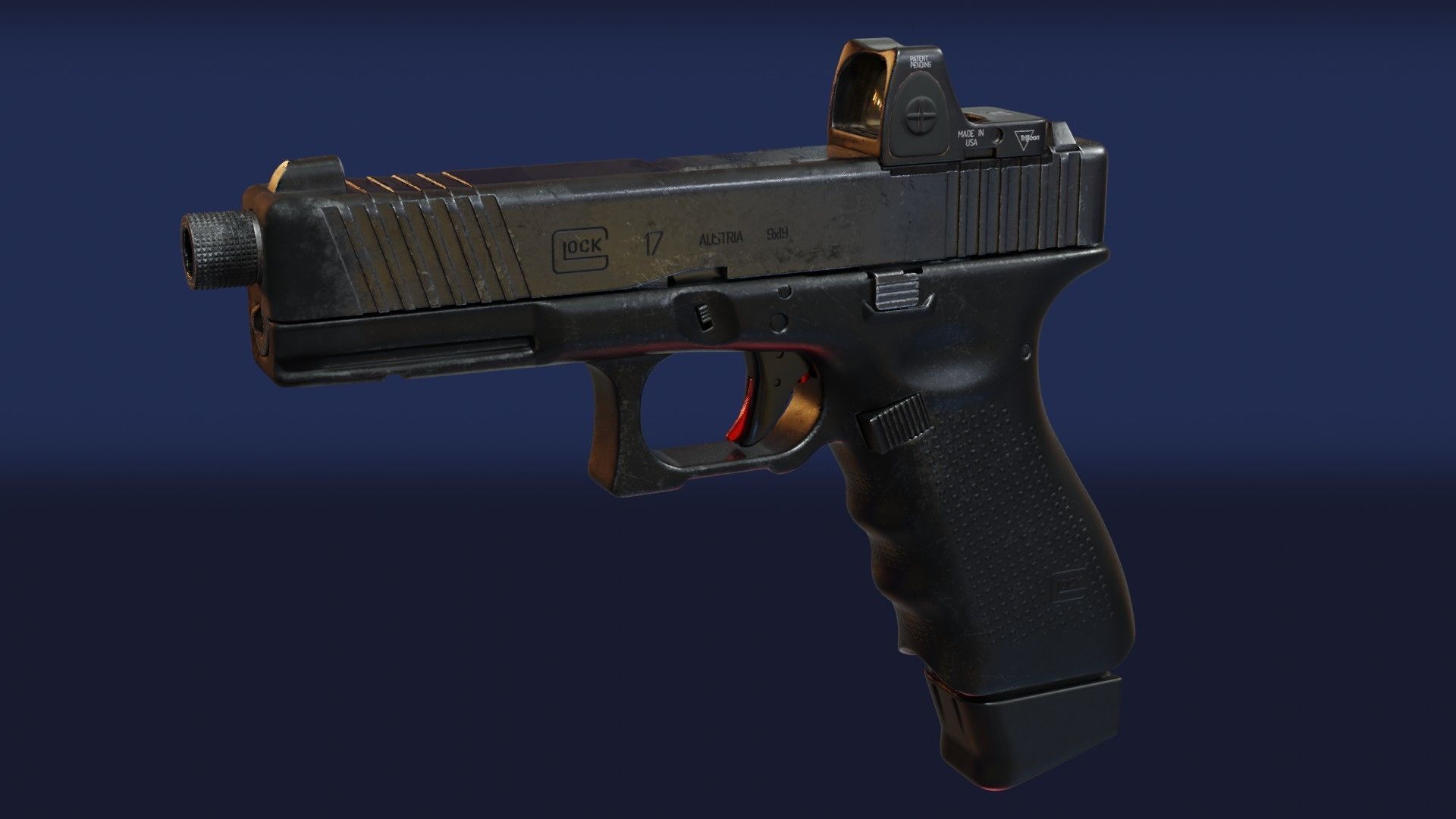 Glock 17 3D model_14