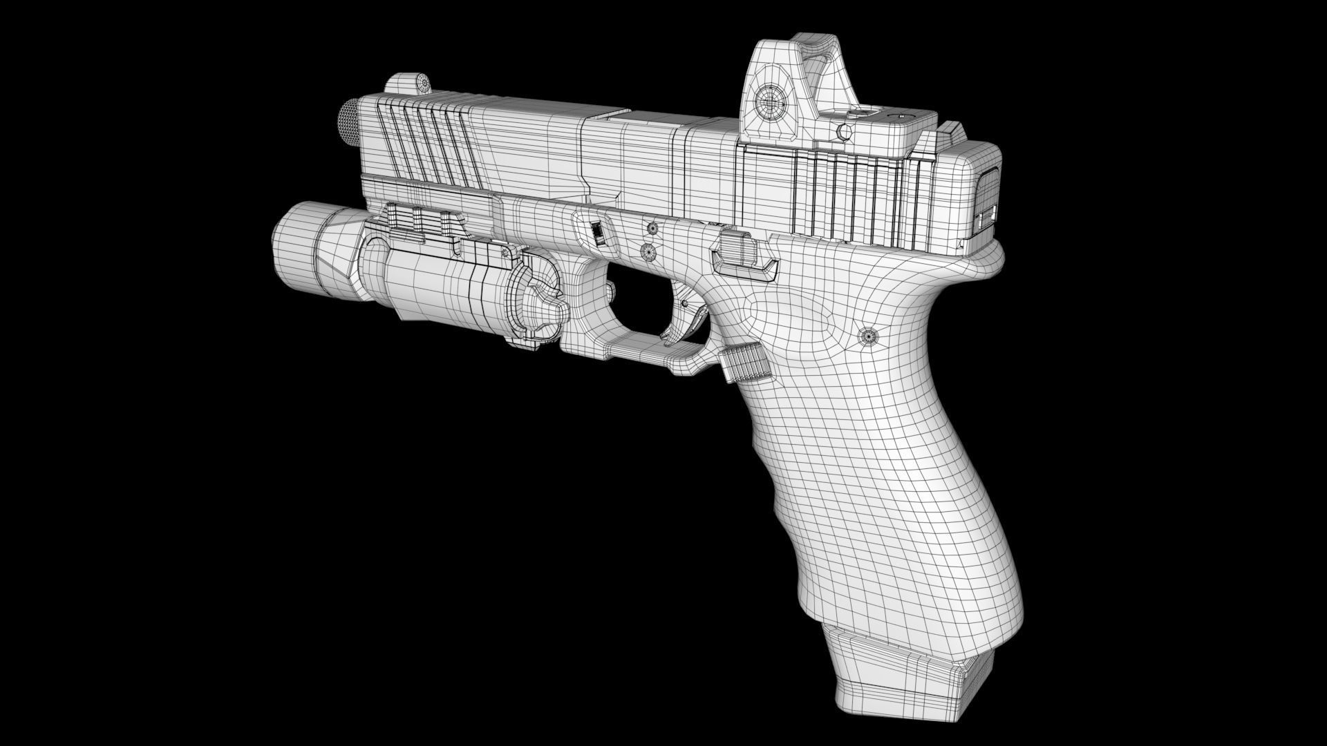 Glock 17 3D model_18