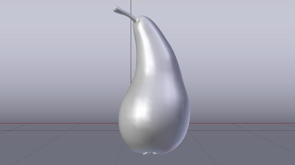 Photorealistic Pear Low-poly 3D model_10