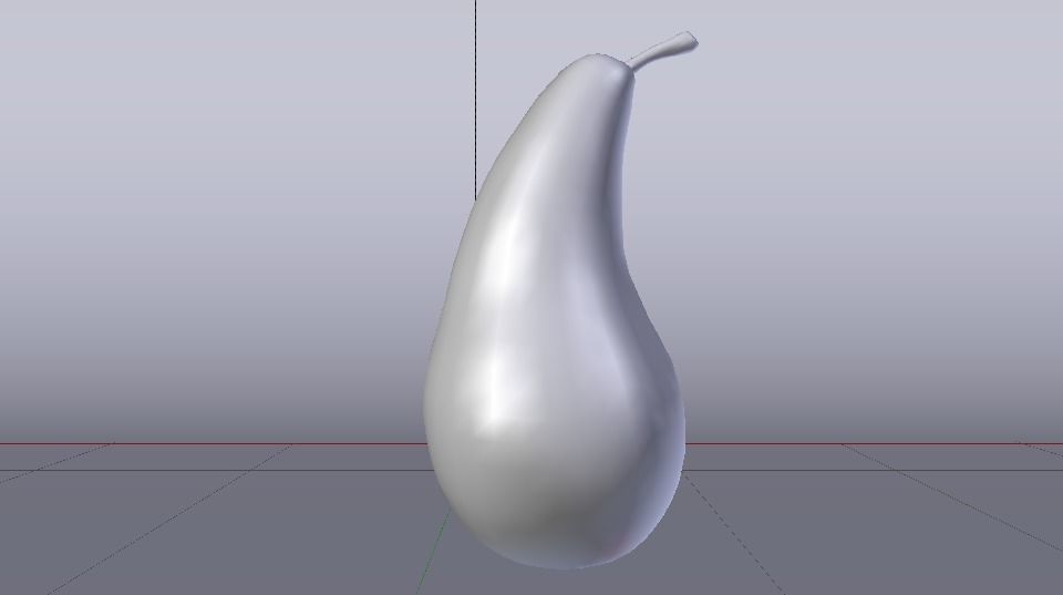 Photorealistic Pear Low-poly 3D model_11