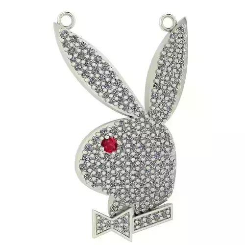 Playboy Pave Pendant